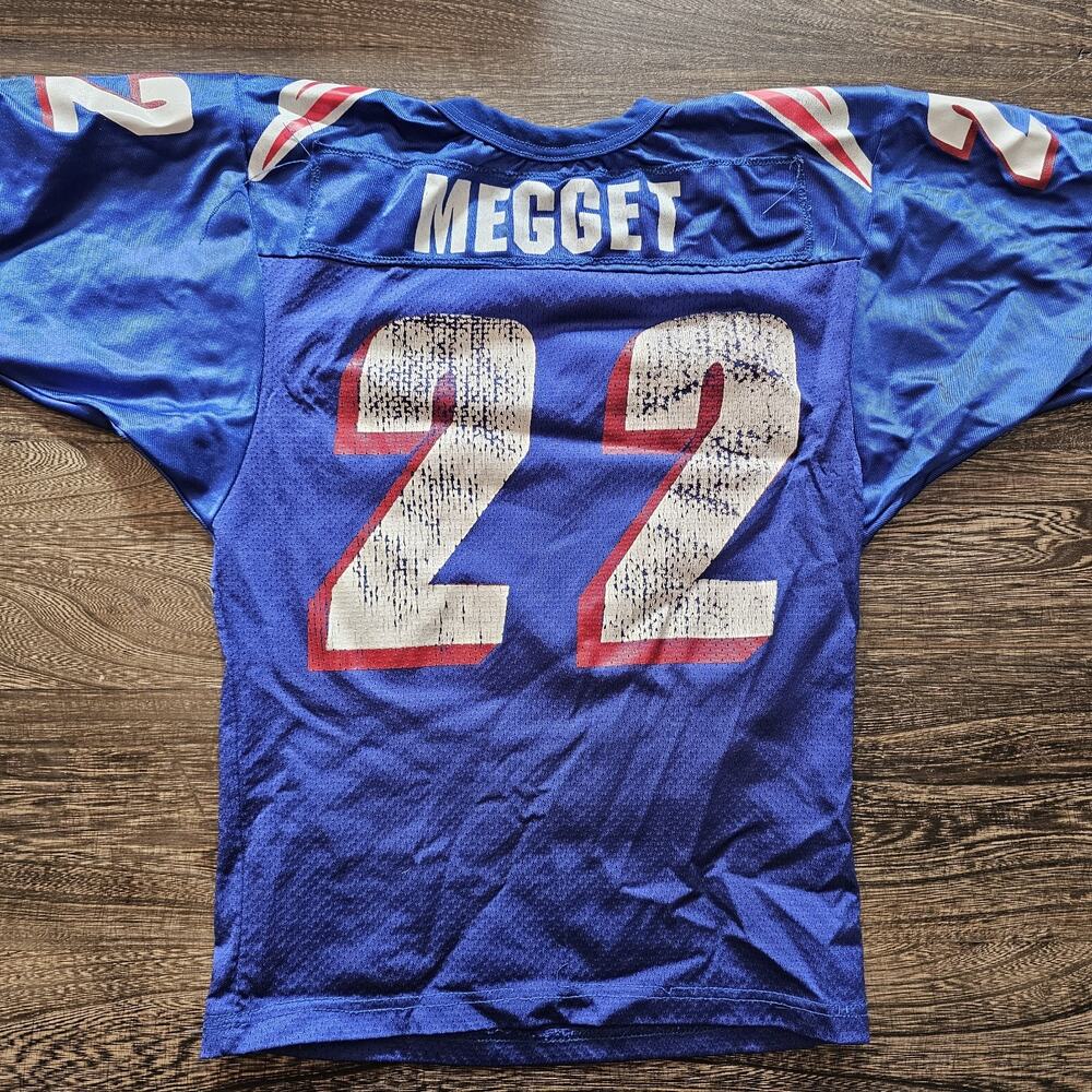 Vintage Dave Megget New England Patriots NFL Football Jersey Boys Youth Medium